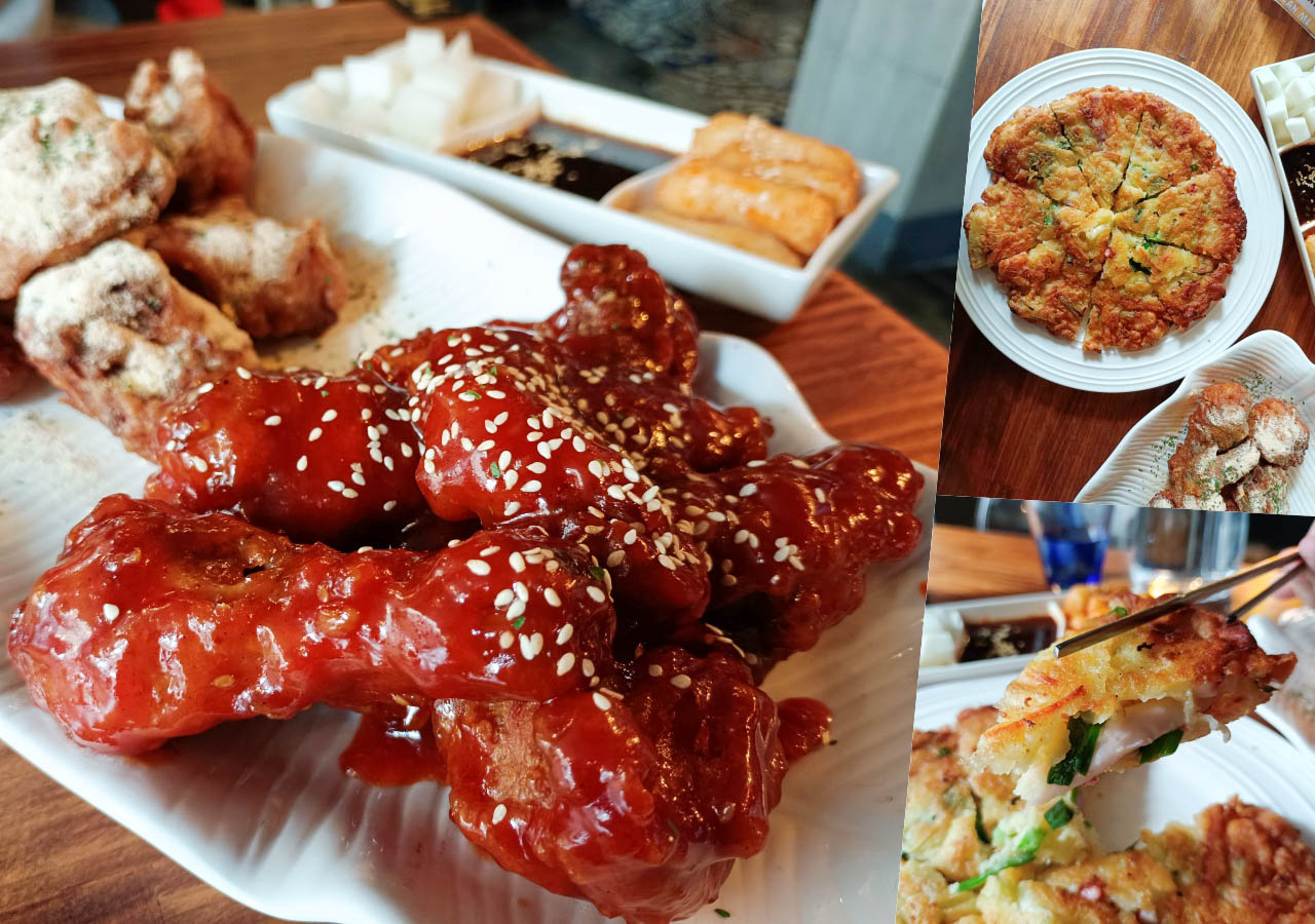 (中山區韓式料理)歐吧噠韓餐酒 오빠닭 한국음식점-網美風格韓式餐廳，餐點美味一點都不網美喔~